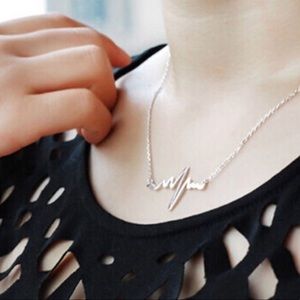 Heart beat necklace